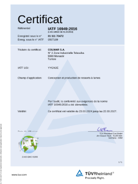 certif 2019